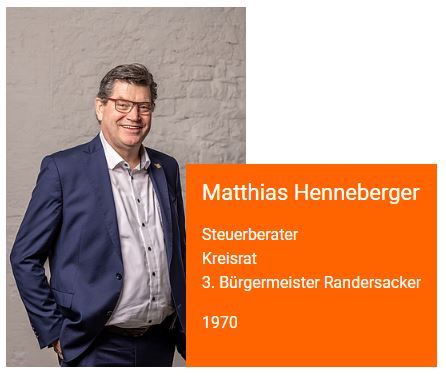 Matthias Henneberger - Kreisrat, Marktgemeinderat und 3. Bürgermeister