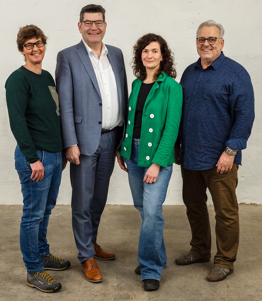 Kreistagswahl 2026 - Spitzenteam - Viktoria Marold, Matthias Henneberger, Marlis Heyer udn Günter Fasel