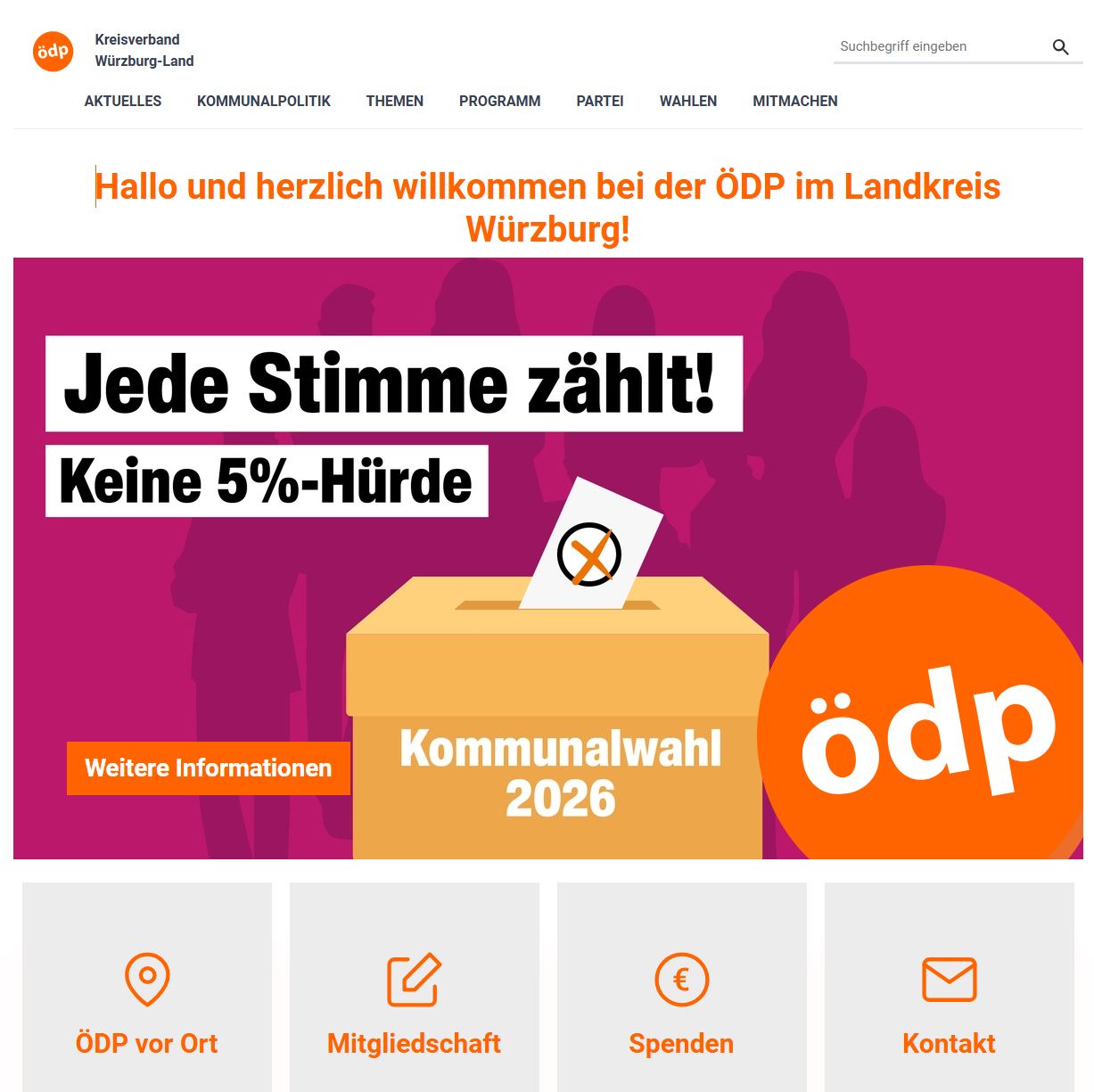Kreisverband Würzburg-Land der Ökologisch-Demokratischen Partei (ödp)